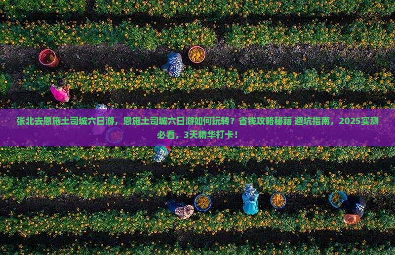 张北去恩施土司城六日游