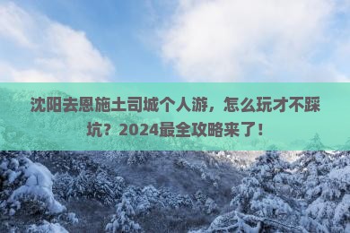 沈阳去恩施土司城个人游