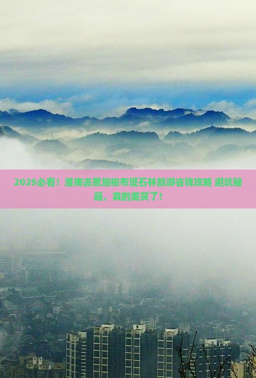 淮南去恩施梭布垭石林旅游