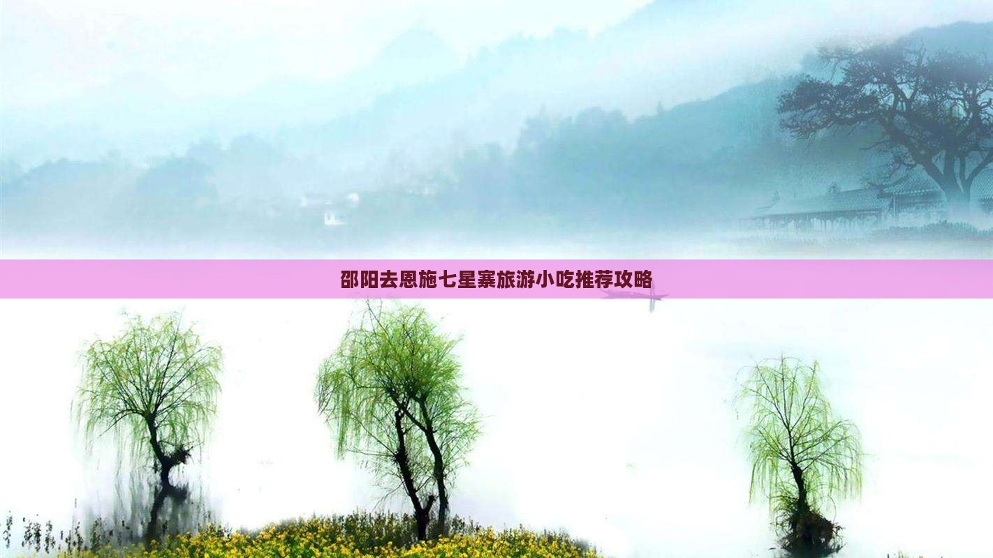 邵阳去恩施七星寨旅游小吃