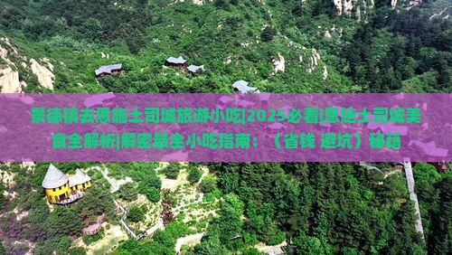 景德镇去恩施土司城旅游小吃