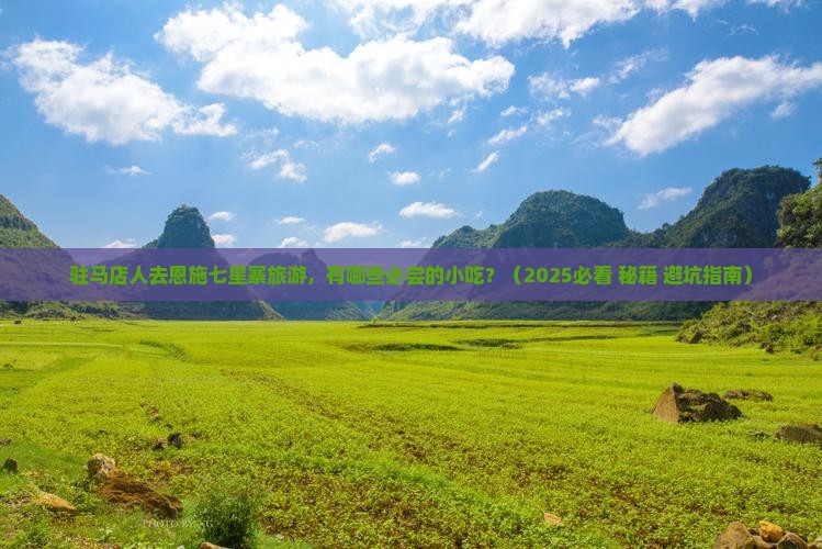 驻马店去恩施七星寨旅游小吃