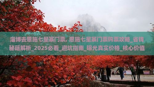 淄博去恩施七星寨门票