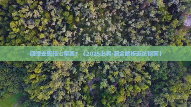 铜陵到恩施七星寨攻略