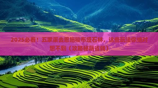 五家渠去恩施梭布垭石林哪里玩