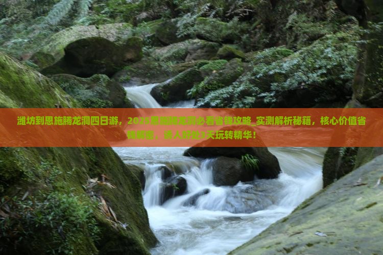 潍坊到恩施腾龙洞四日游