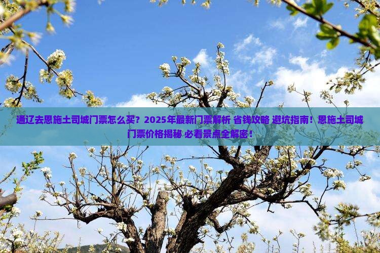通辽去恩施土司城门票