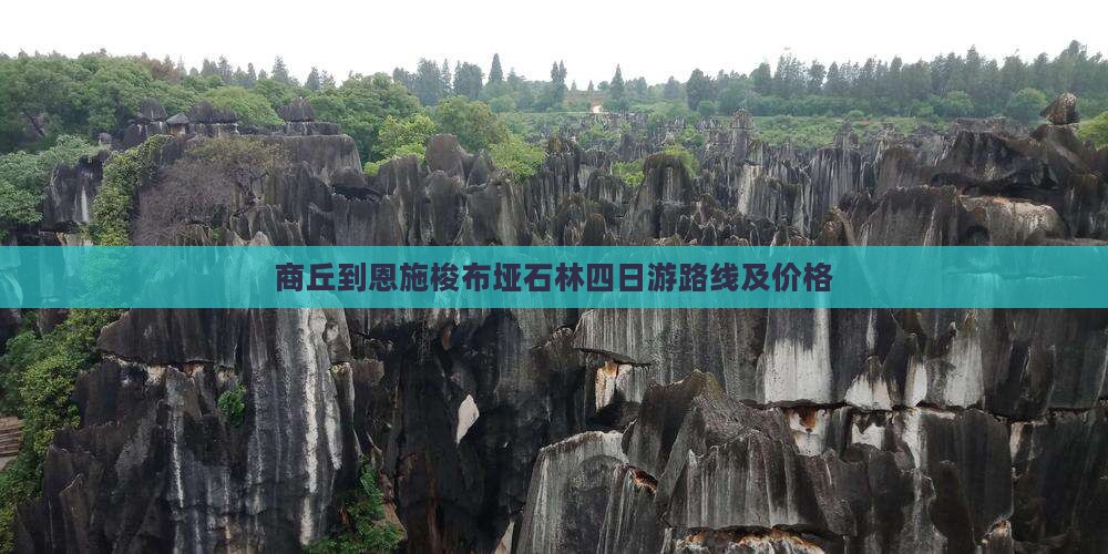 商丘到恩施梭布垭石林四日游