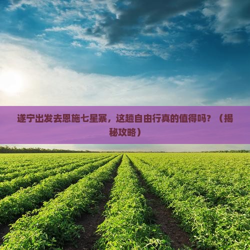 遂宁去恩施七星寨自由行