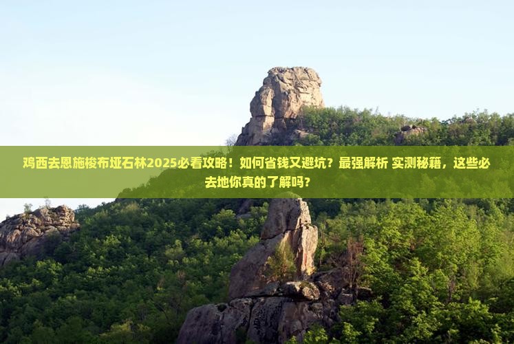 鸡西去恩施梭布垭石林必去地