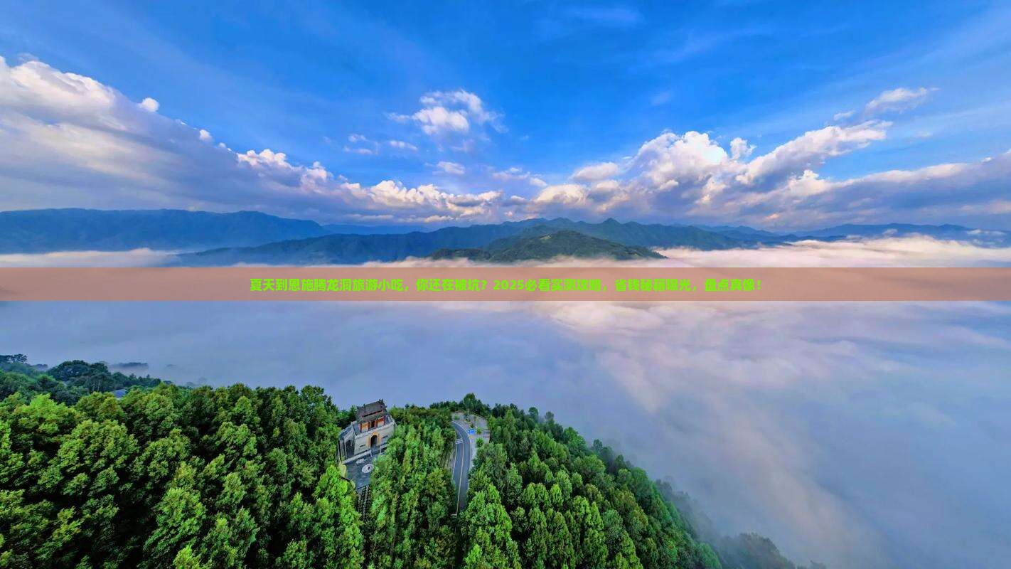 夏天到恩施腾龙洞旅游小吃