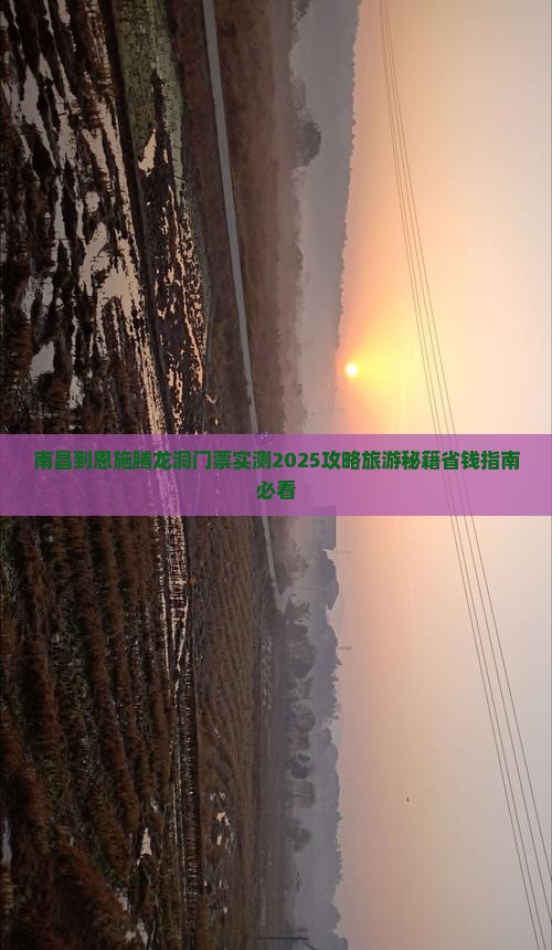 南昌到恩施腾龙洞门票