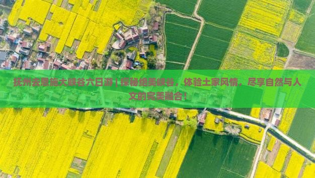 抚州去恩施大峡谷六日游