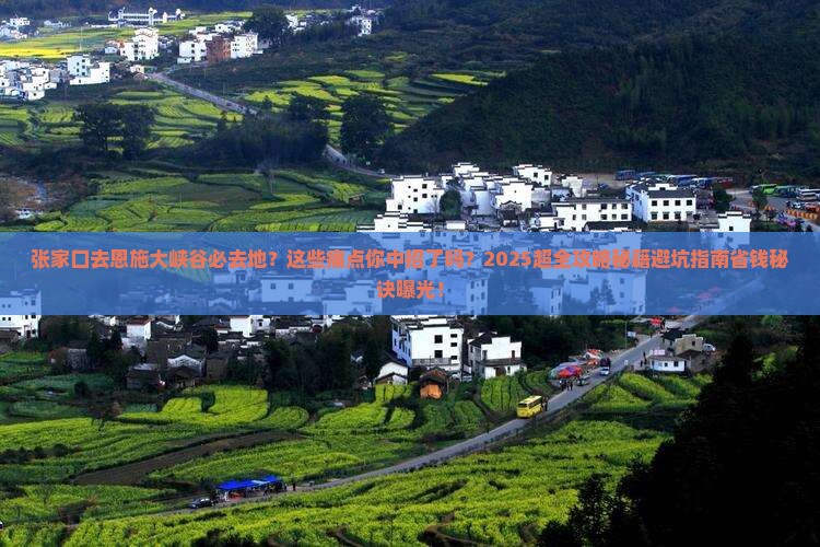 张家口去恩施大峡谷必去地