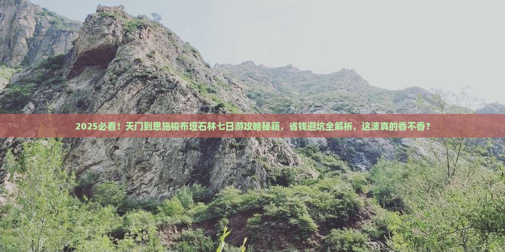 天门去恩施梭布垭石林七日游