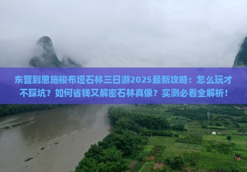东营到恩施梭布垭石林三日游