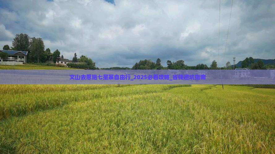 文山去恩施七星寨自由行