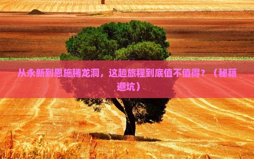永新到恩施腾龙洞攻略