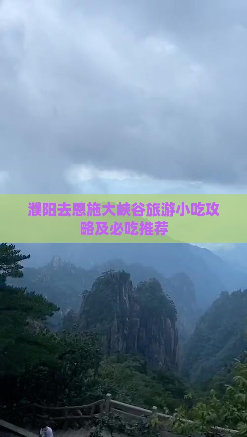 濮阳去恩施大峡谷旅游小吃