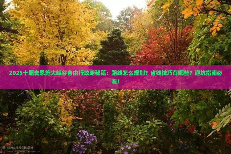 十堰去恩施大峡谷自由行