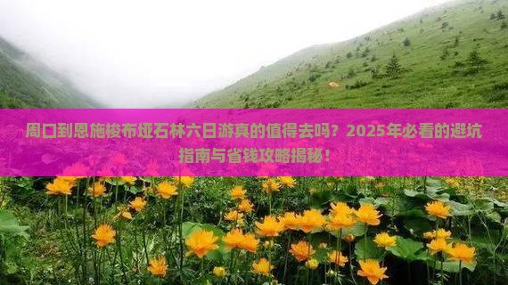 周口到恩施梭布垭石林六日游
