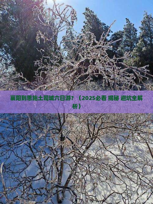 襄阳到恩施土司城六日游