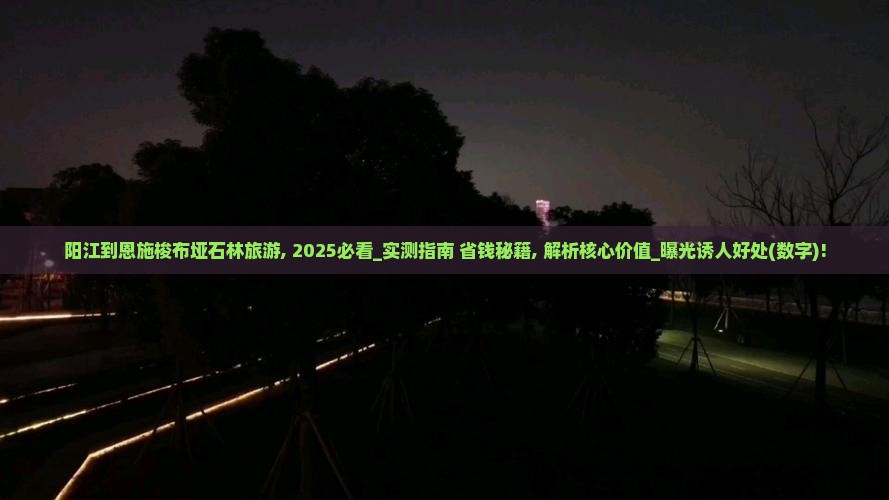 阳江到恩施梭布垭石林旅游
