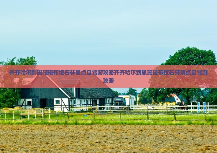 齐齐哈尔到恩施梭布垭石林景点