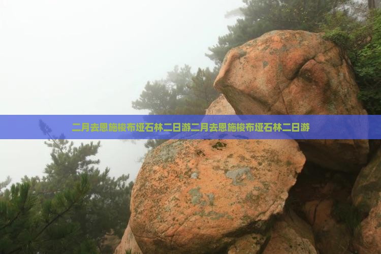 二月去恩施梭布垭石林二日游