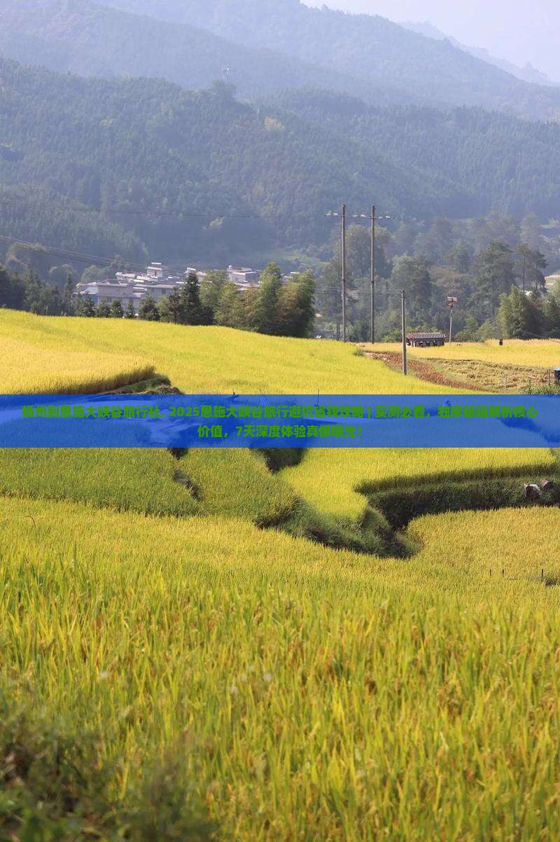 扬州到恩施大峡谷旅行社