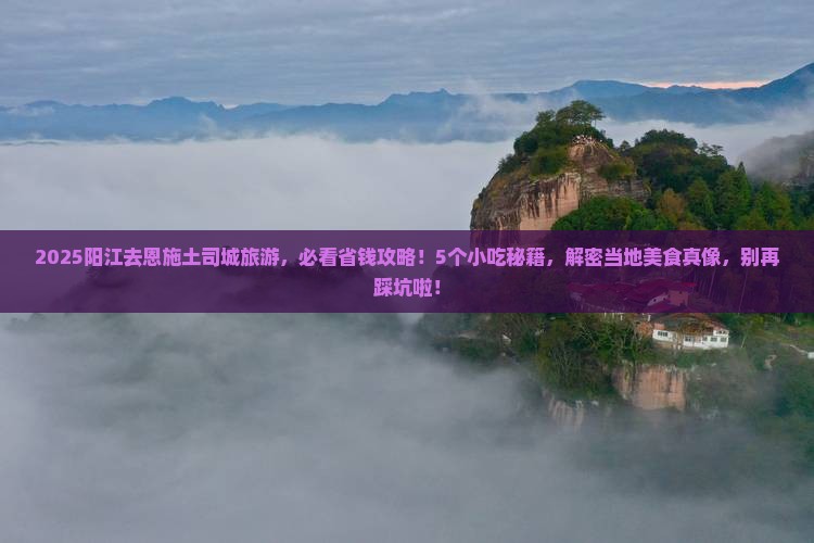 阳江去恩施土司城旅游小吃