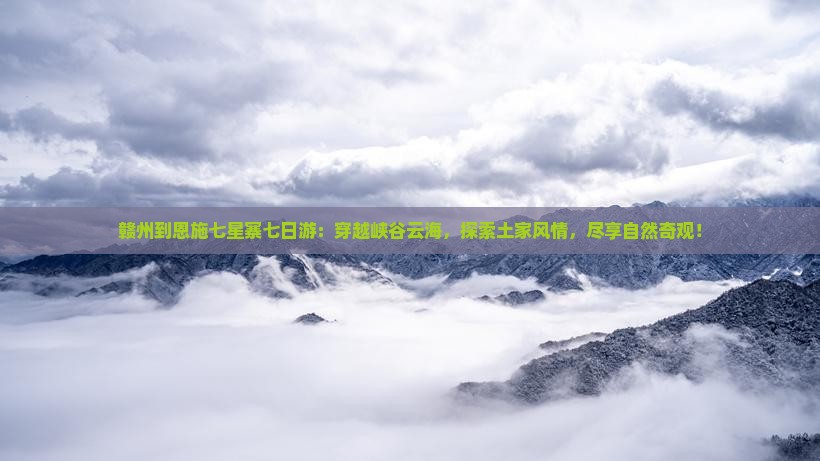赣州到恩施七星寨七日游