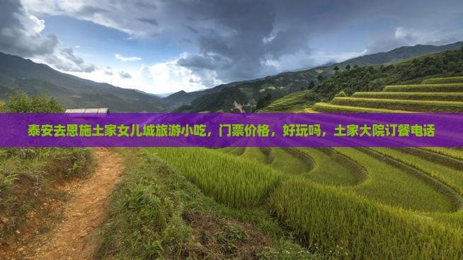 泰安去恩施土家女儿城旅游小吃
