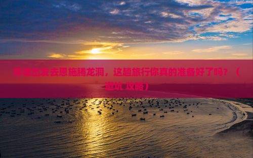 常德去恩施腾龙洞旅行社