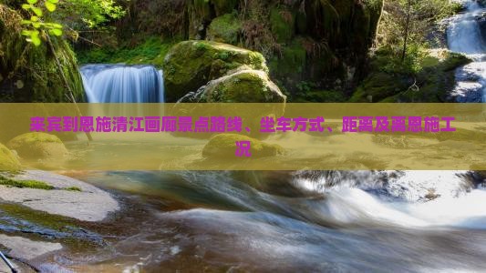 来宾到恩施清江画廊景点