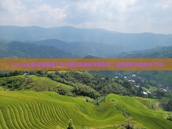沈阳去恩施梭布垭石林必去地