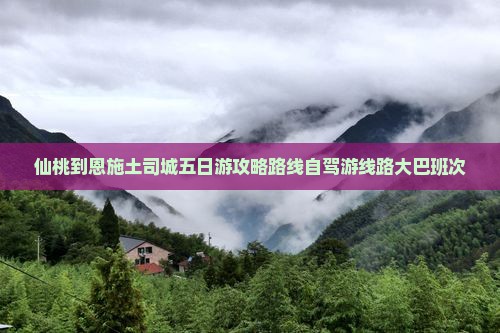 仙桃到恩施土司城五日游