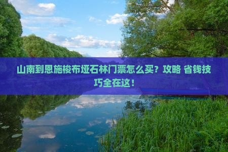 山南到恩施梭布垭石林门票
