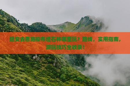 延安去恩施梭布垭石林哪里玩