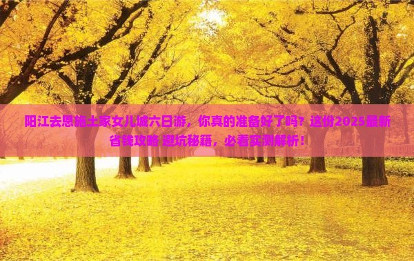 阳江去恩施土家女儿城六日游