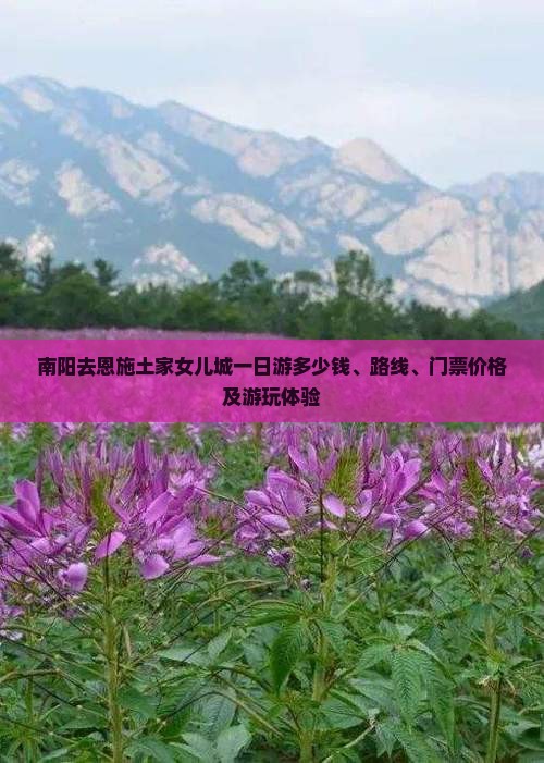 南阳去恩施土家女儿城一日