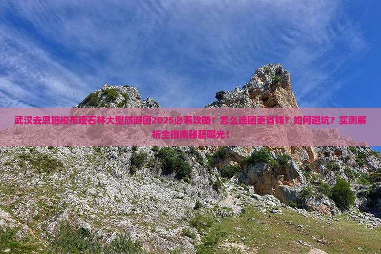 武汉去恩施梭布垭石林大型旅游团