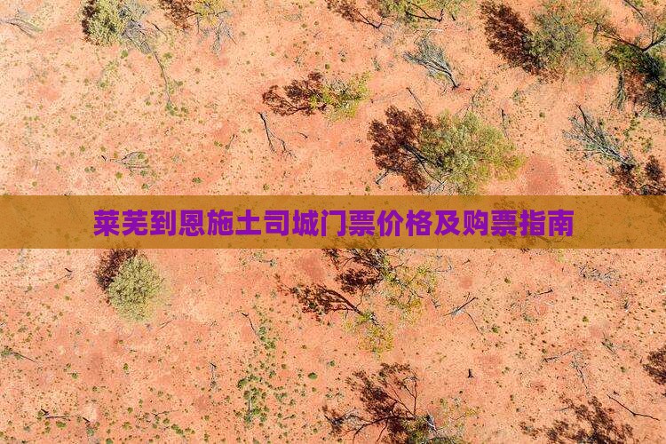 莱芜到恩施土司城门票