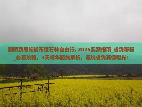 醴陵到恩施梭布垭石林自由行 醴陵到恩施梭布垭石林自由行
