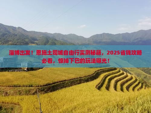淄博去恩施土司城自由行
