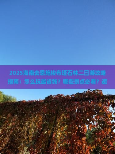 海南去恩施梭布垭石林二日游