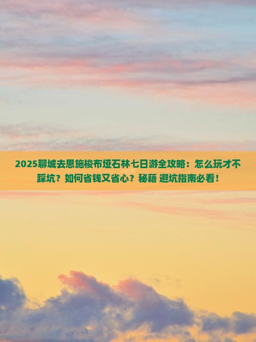 聊城去恩施梭布垭石林七日游