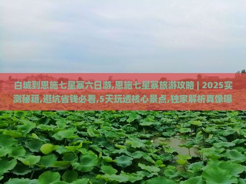 白城到恩施七星寨六日游