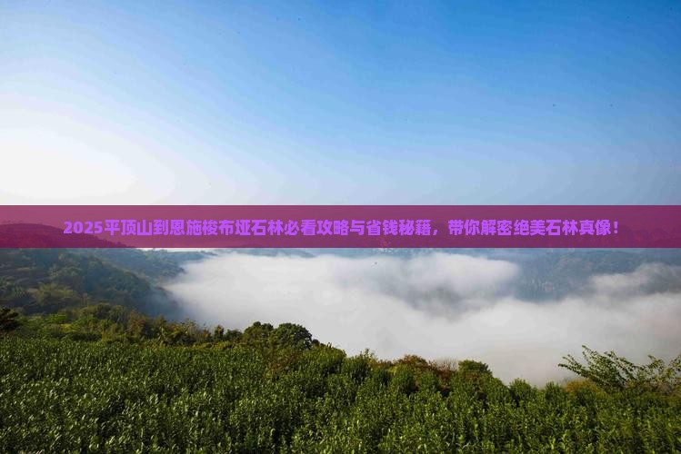 平顶山到恩施梭布垭石林景点