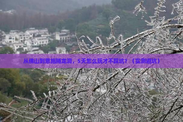 佛山到恩施腾龙洞旅游 佛山到恩施腾龙洞旅游